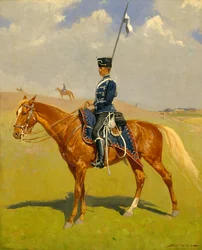 A huszár (a huszárok közlegénye: egy német huszár), 1892-93