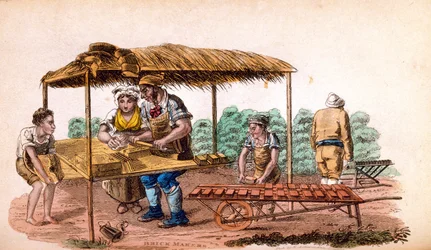 A téglagyártó az Ackermanns World in Miniature-től
