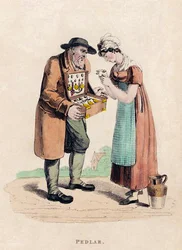 Pedlar Ackermann világa miniatűrben, 1820-as évek