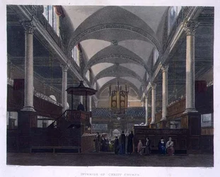 A Krisztus-templom belseje, a "History of Christ