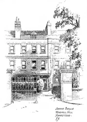Joanna Baillies ház, Windmill Hill, Hampstead, London, 1912