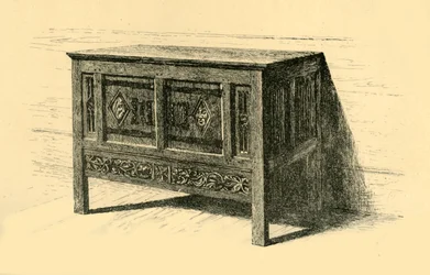 Tölgyfa láda, 1460-1480, 1881.