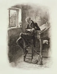 Uriah Heep, Thomas Archer „Charles Dickens: Egy pletyka az életéről” című művéből, 1894 körül.