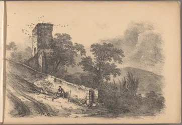 Hatvan nyaralóvázlatból álló sorozat egyike. London, 1825.
