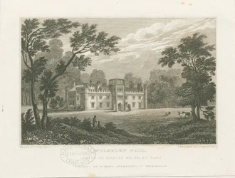 Wolseley Hall: acélmetszet, nd [c 1830] (nyomtatás)