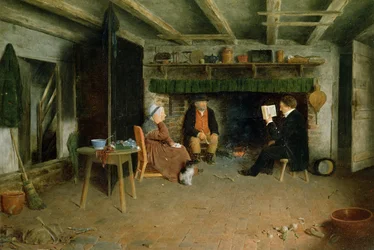 A lelkész látogatása (panel)