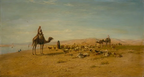 A Nílus partján (olaj, vászon)