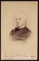 Joseph Gilbert Totten tábornok portréja 1788-1864, 1864 előtt.