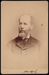 Azonosítatlan férfi portréja, 1876. október.