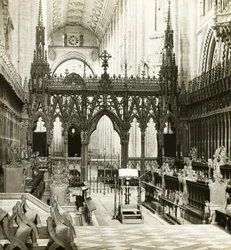 Ely székesegyház: Choir to West