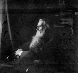 John Ruskin brit művész, író, kritikus és társadalmi gondolkodó, 1900.