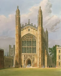 Cambridge: Kings College from "History of Cambridge", Vol.1