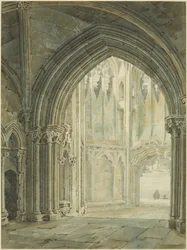 St Mary Redcliffe északi tornácának belseje