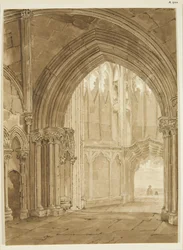 St Mary Redcliffe északi tornácának belseje