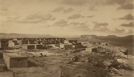 Elvarázsolt Mesa, Acoma, Új-Mexikó,1900 (fotó)