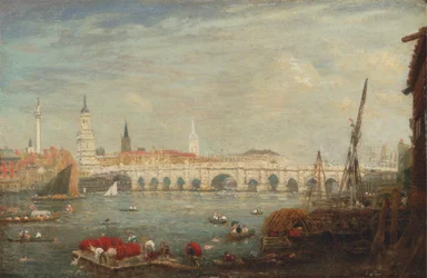 Az emlékmű és a London híd