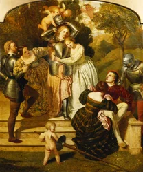 Britomart Unarming, 1855 körül