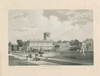 Trentham Hall: litotint metszet, nd [c 1846] (nyomtatás)