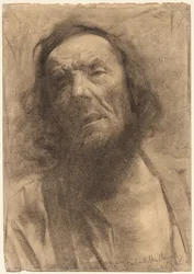 Egy ember feje, 1884.