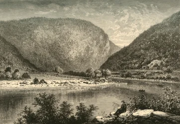 „Delaware Water-Gap”, 1872.