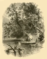 „A Susquehanna északi ága, Hunlocksnál”, 1874.