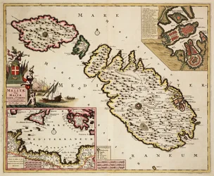 Málta, Gozo és Comino térképe