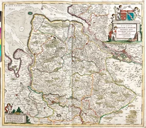 Breme és Verden herceg térképe (Németország) (rézkarc