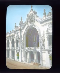 Párizsi kiállítás: Dekoratív Művészetek Palotája, Párizs, Franciaország, 1900 (lámpás csúszda)