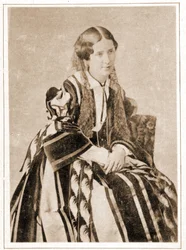 Elisabeth Felix portréja, Mademoiselle Rachel néven 1851-ben, francia tragikus (1821-1858)
