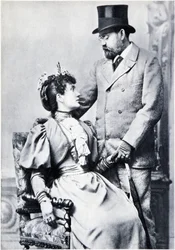 Emile Zola és Jeanne Rozerot portréja