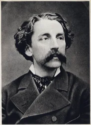 Etienne Mallarme portréja Stephane Mallarme (1842-1898) 1873 körül francia költőről. Fényképezés