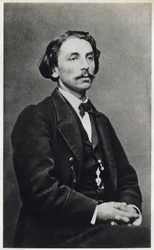 Etienne Mallarme portréja Stephane Mallarme (1842-1898) francia költő 1862-ben. Fényképezés