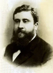 Jean Jaures (1859-1914) francia politikus portréja.