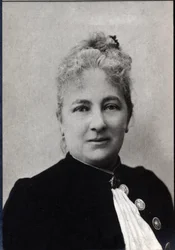 Juliette Adam (1836-1936), francia író és feminista portréja.