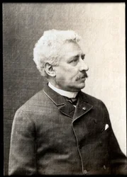 Olivier Metra (1830-1889) francia karmester és zeneszerző portréja.