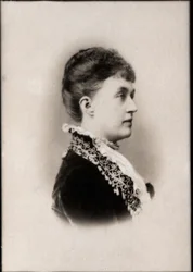 Adelheid Marie Anhalt Dessau hercegnőjének (1833-1916), Luxemburg nagyhercegnőjének portréja.