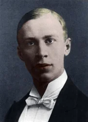 Serge Prokofjev (kézzel színezett fotó)