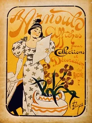 A. Anouls plakátok gyűjtéshez és díszítéshez, Rue Racine, Párizs