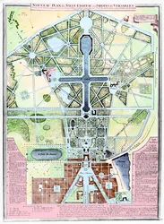 A Versailles-i város, kastély és kertek új terve, 1714
