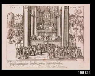 IV. Henrik (1553-1610) lemondása St. Denis-ben 1593. július 15-én.