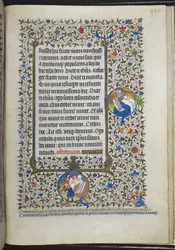 Add hozzá Ms 18850 f.286r Book of Hours (The Bedford Hours) c.1410-30 (tinta, szín és arany pergamen)