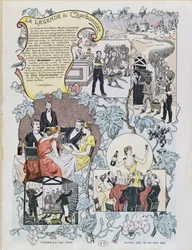 A Le Clos Charbonnier Beaujolais hirdetése, 1880 körül