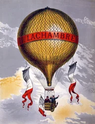 H. Lachambre által gyártott léggömbök reklámja, 1880-1900