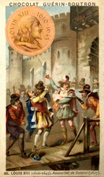 Guérin Boutron csokoládé reklámkromolitográfia (kromolitográfia)
