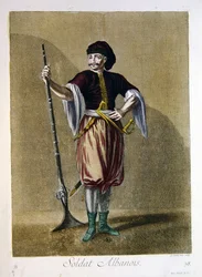 Albán katona, a "Recueil d