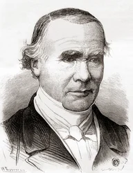 Alfred-Armand-Louis-Marie Velpeau, a „Les Merveilles de la Science”-ből, 1870 körül megjelent (litho)