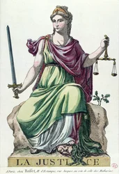 Az igazságosság allegóriája, Baffet, 1792