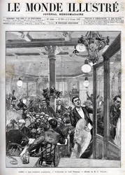 Anarchista támadások Párizsban 1894 februárjában. Robbanás a Terminus kávézóban. „Az illusztrált világ” február 17-én