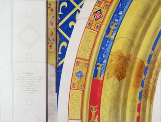A párizsi Sainte-Chapelle főoltár feletti emlékmű levéltára