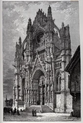 Beauvais katedrális - metszet